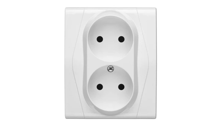 FESTA Gniazdo podwójne biały 2x2P 0878-00