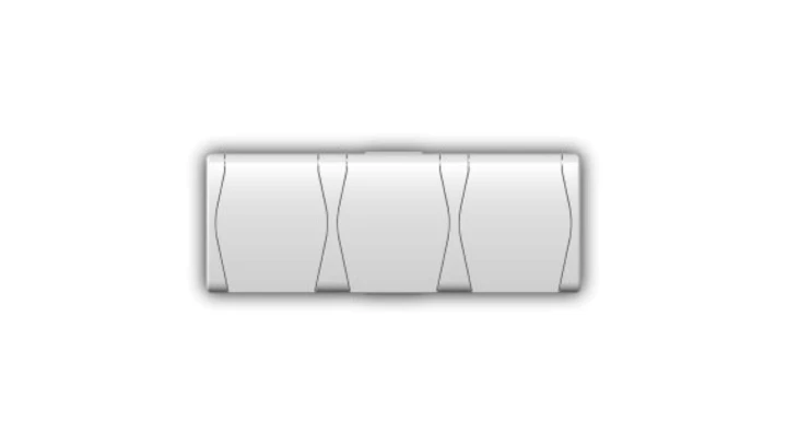 Hermes2 Gniazdo hermetyczne potrójne z/u 16A SCHUKO IP44 z klapką białe 1026-00