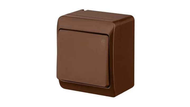 HERMES Łącznik krzyżowy IP44 brązowy 0338-06