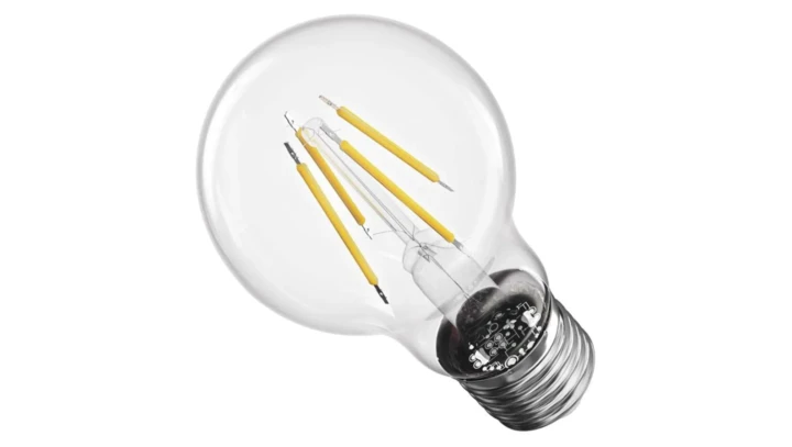 Żarówka LED Filament A60 / E27 / 3,4 W (40 W) / 470 lm / 470 lm / ciepła biel ZF5D22