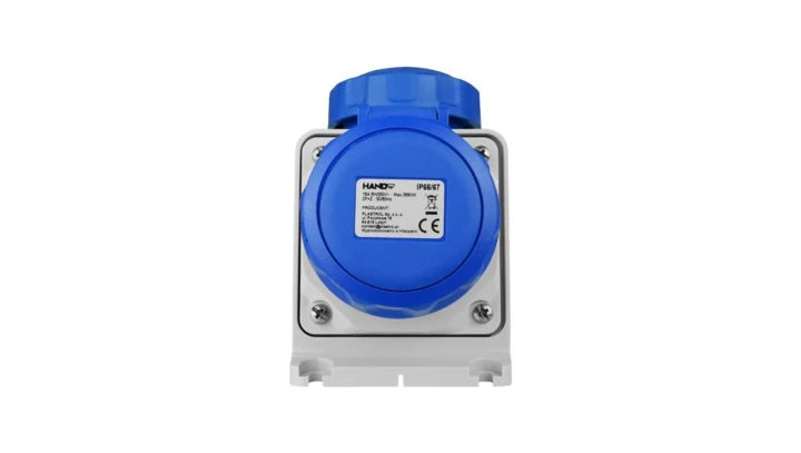 Gniazdo WODOSZCELNE COMBO natynkowe + SCHUKO 16A IP67 HAND PRO