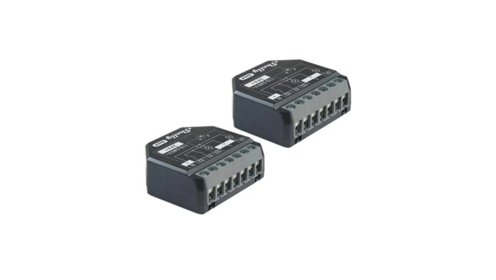 Shelly 2PM Gen4 2 szt. - 2-kanałowy przekaźnik do puszkowy z pomiarem energii 110-240 V / 24 VDC WiFi/Bluetooth