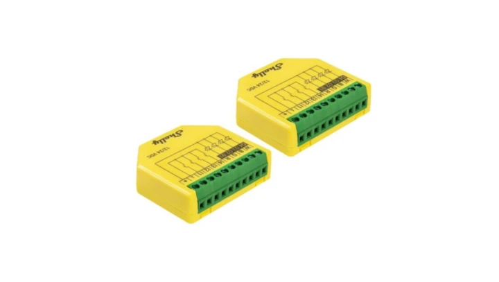 Shelly Plus RGBW PM 2 szt. - sterownik taśm LED RGBW WiFi/Bluetooth