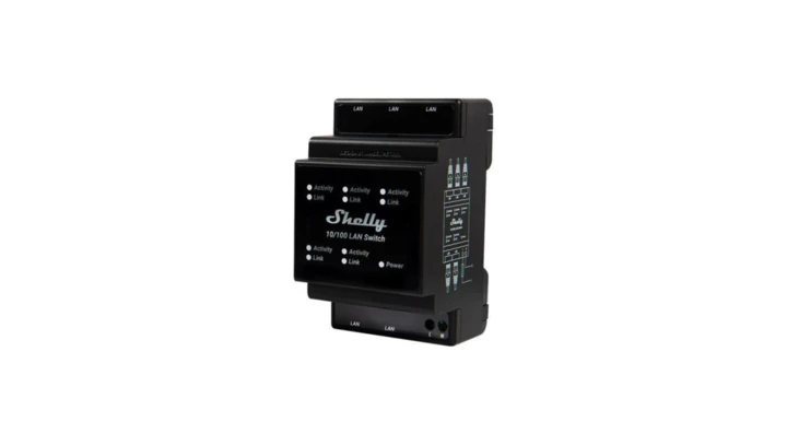 Shelly LAN Switch - przełącznik LAN do instalacji smart home 110-240 V LAN