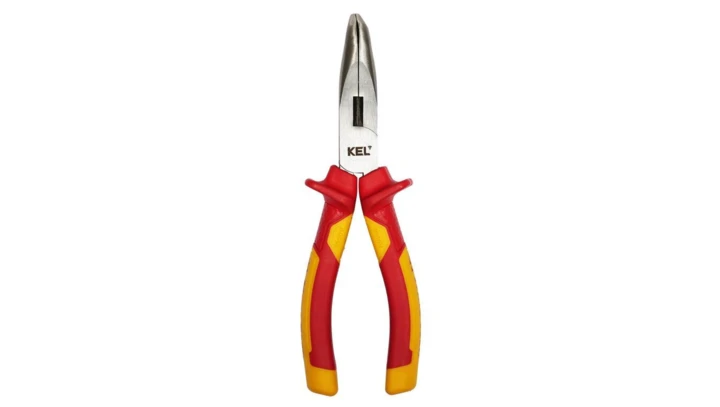 Szczypce wydłuzone wygięte VDE 180mm KEL SZ/WG/180/KEL
