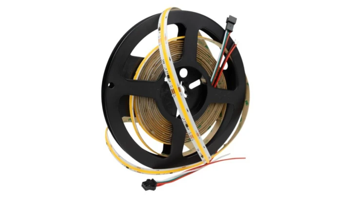 Taśma LED 12V COB DIGITAL 6000K 480 diod/m 5m IP20 5 lat gwarancji EC61281