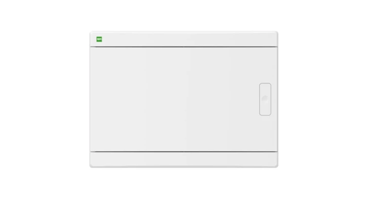 Rozdzielnica modułowa ELEGANT 1x12 PE+N natynkowa IP40 PE+N drzwi białe 2424-00