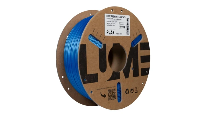 Filament LUME PLA+ niebieski perłowy (01-017) 1,75 mm 1 kg FIL10000116-WUN