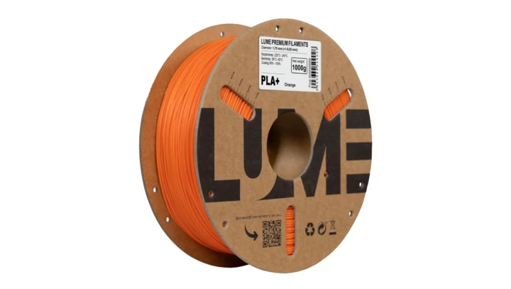 Filament LUME PLA+ pomarańczowy (01-015) 1,75 mm 1 kg FIL10000114-WUN