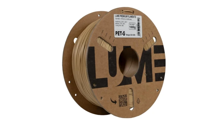 Filament LUME PET-G beżowy (02-028) 1,75 mm 1 kg FIL10000159-WUN