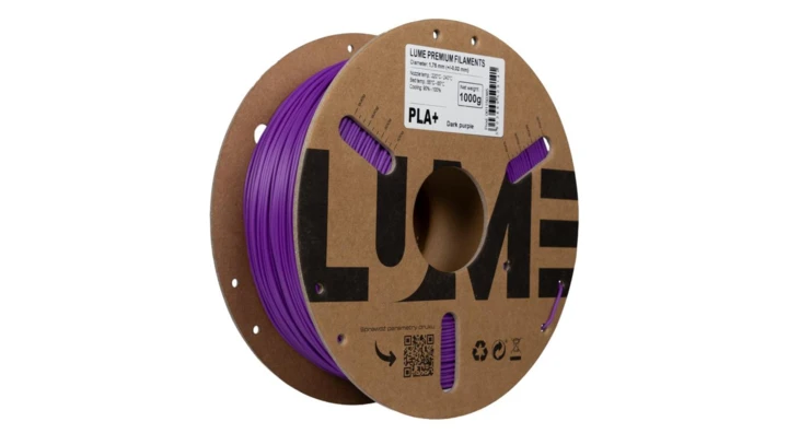 Filament LUME PLA+ fioletowy ciemny (01-027) 1,75 mm 1 kg FIL10000126-WUN