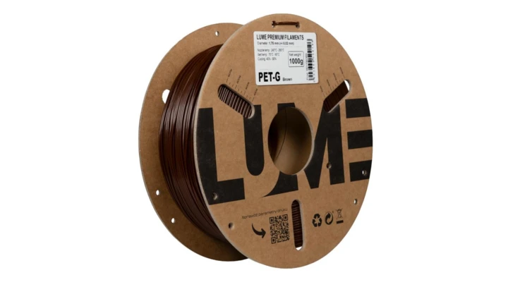 Filament LUME PET-G brązowy (02-005) 1,75 mm 1 kg FIL10000131-WUN