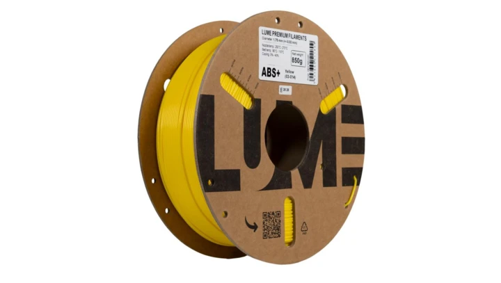 Filament LUME ABS+ High Speed żółty (03-014) 1,75 mm 0,85 kg FIL10000170-WUN