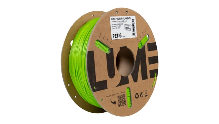 Filament LUME PET-G limonkowy (02-018) 1,75 mm 1 kg FIL10000144-WUN