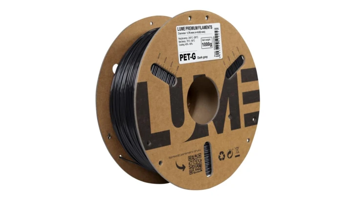 Filament LUME PET-G szary ciemny (02-011) 1,75 mm 1 kg FIL10000137-WUN
