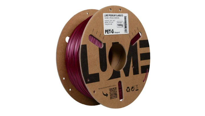 Filament LUME PET-G burgund (02-010) 1,75 mm 1 kg FIL10000136-WUN