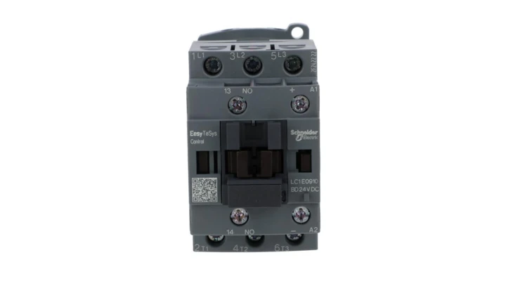 Stycznik mocy Easy TeSys Control AC-3, 9A, 3P (1NO), cewka 24V DC LC1E0910BD