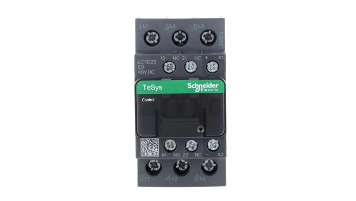TeSys Deca Stycznik mocy 25A 3P 48V DC 1Z 1R LC1D25ED