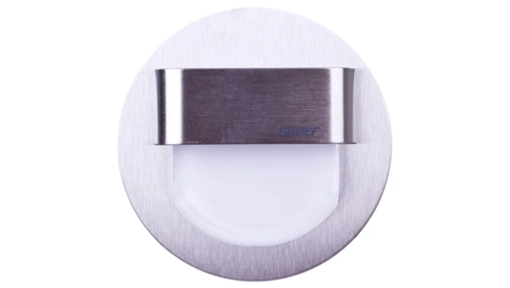 Oprawa przyschodowa RUEDA LED Light 10 V DC 0,8 W IP 66 6500 K szlif Inox
