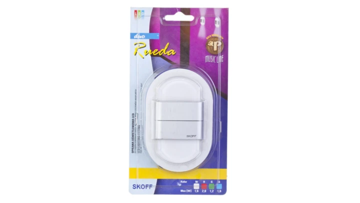 Oprawa przyschodowa DUO RUEDA LED Light 10 V DC 1,6 W IP 20 6500 K aluminium