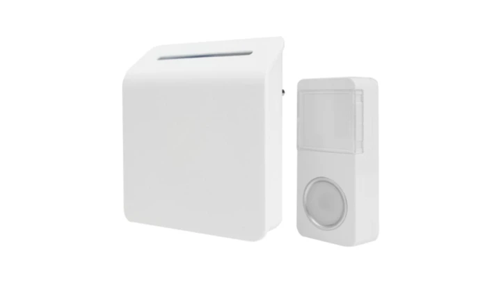 Bezprzewodowy dzwonek do drzwi na baterie BAM-01 biały IP44 M61753