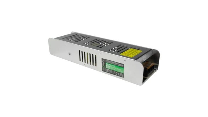Zasilacz modułowy LED 200W 12V 17A IP20 224 x 69 x 40mm EC61775