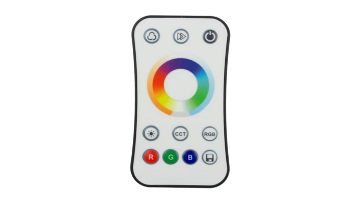 Pilot do sterowników taśm LED R17 RF RGB i CCT 1 strefa biały IP20 dotykowy 5 lat gwarancji EC61333