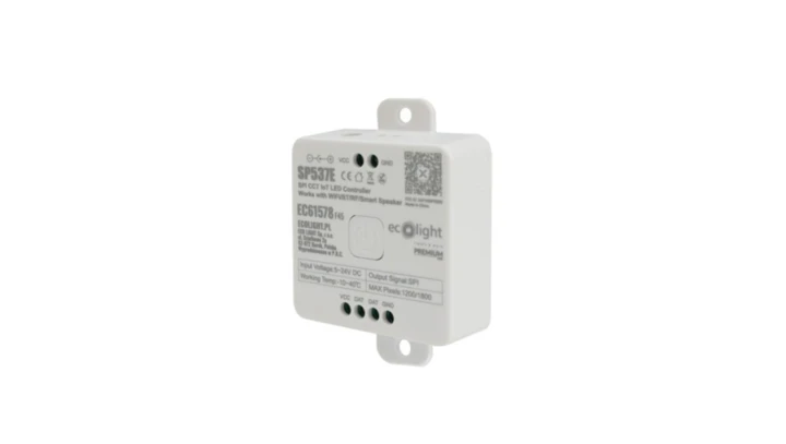 Sterownik do taśm LED SD-2 DIGITAL CCT regulator barwy WiFi/RF/Bluetooth 12A 5-24V 60W-288W IP20 3 lata gwarancji EC61578
