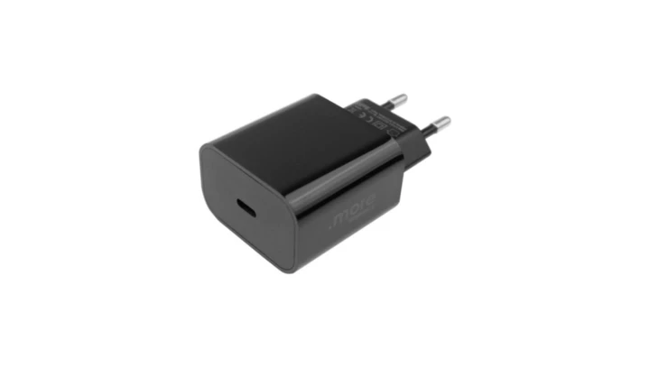 Ładowarka sieciowa 20W USB-C IP20 czarna szybkie ładowanie ME61643