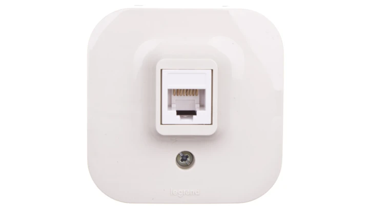 FORIX Gniazdo komputerowe pojedyncze RJ45 kat.5e UTP kremowe 782454