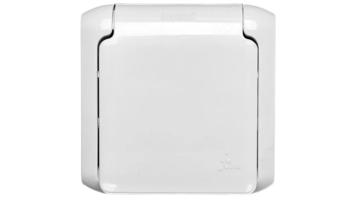 FORIX Gniazdo pojedyncze SCHUKO szare 782393