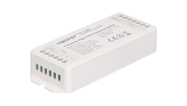 Wzmacniacz LED MiLight 4-kanałowy 12-24V 6A/kan. max.15A RGB RGBW PA4