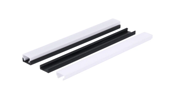 Profil led PCV Standard 15x10 2m czarny ML