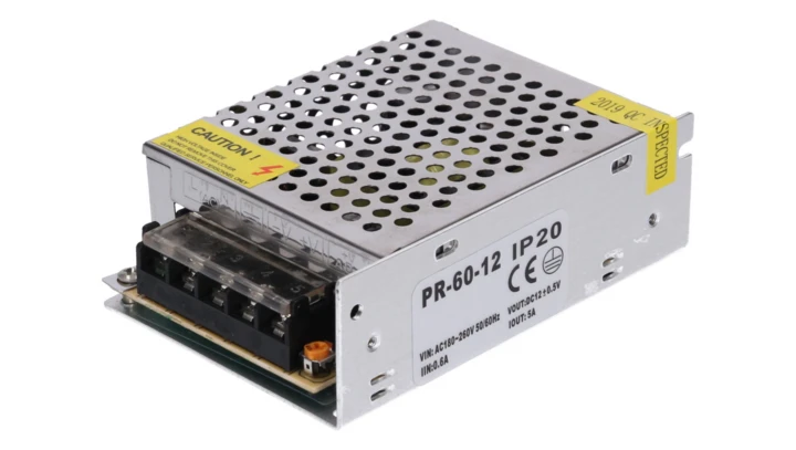 Zasilacz Standard modułowy PR 12V 60W