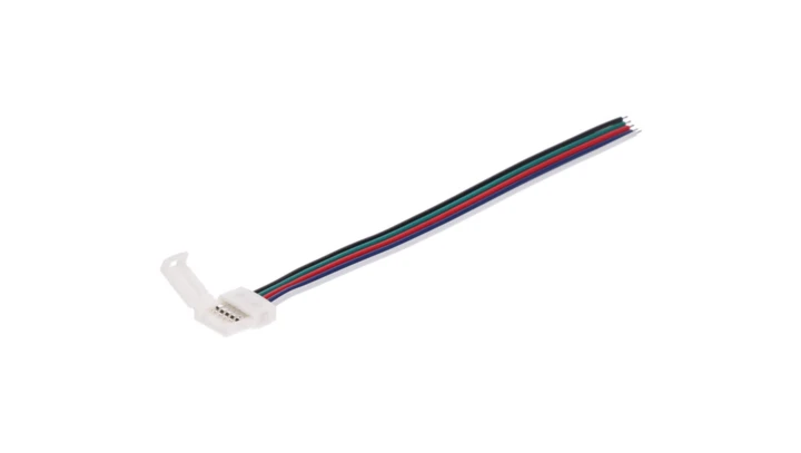 Złączka do taśmy led rgbw 12mm taśma-przewód
