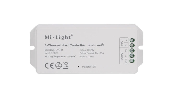 Sterownik LED MiLight SYS-T1 magistrala 1-kan. SYS-T1