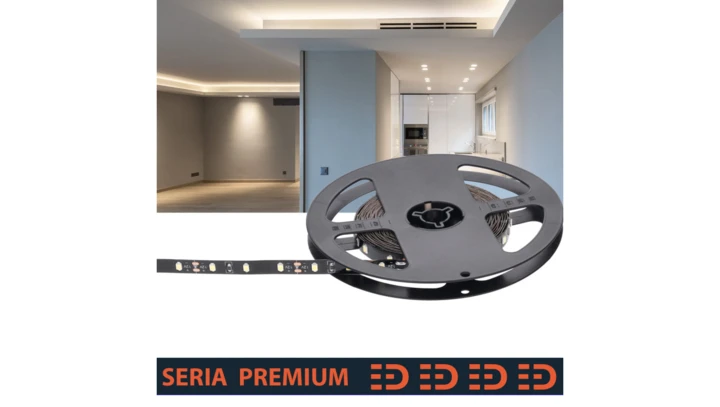 Taśma Premium 12V Black 60led 4000K SMD2835 (5)