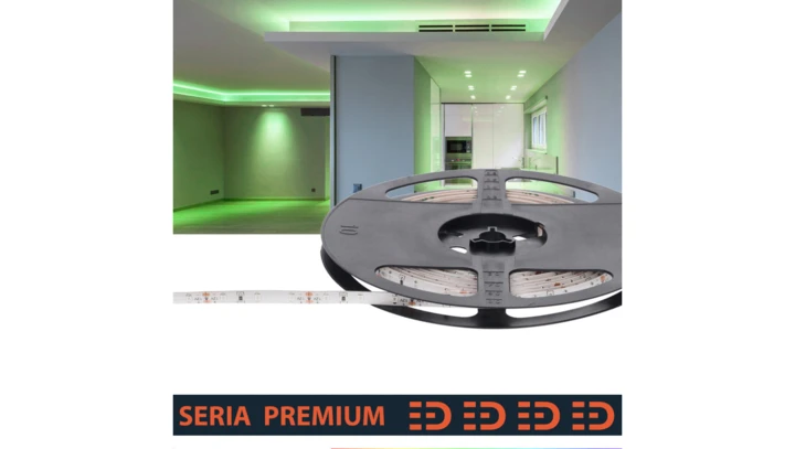 Taśma Premium IP63 12V 60led zielona SMD2835 (5)