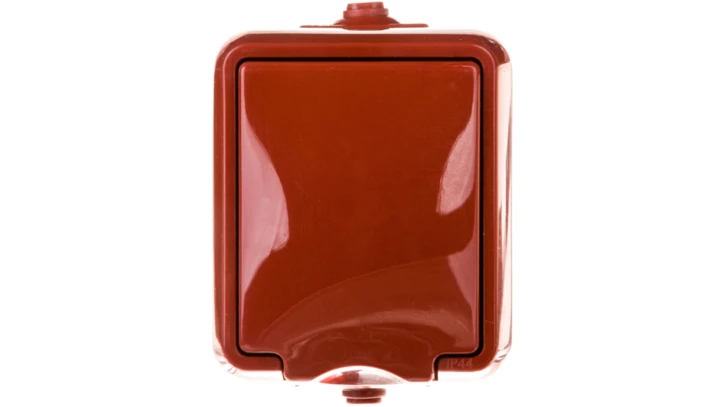 HYDRO Gniazdo hermetyczne pojedyncze z/u IP44 z klapką klinkier 122232 /20szt./