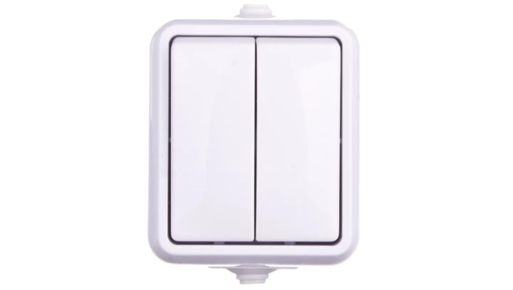 HYDRO Łącznik hermetyczny świecznikowy IP44 biały 120405