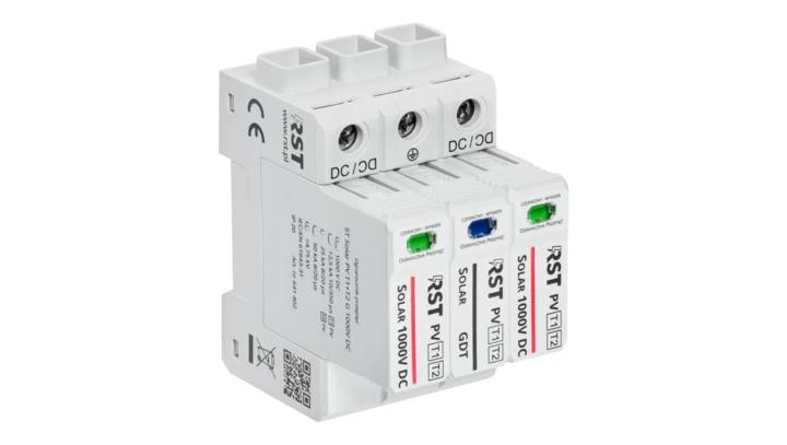 Ogranicznik przepięć T1+T2 DC, RST Solar PV T1+T2 G 1000V DC 641 402
