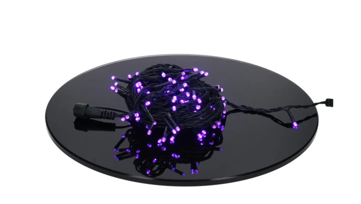 Lampki Bulinex 100led filoletowe 9,90m sznur