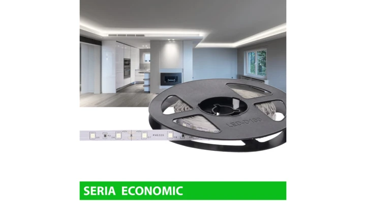 Taśma 12V 5m 300 led 24W biała zimna smd2835