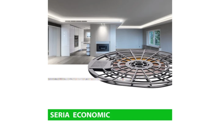 Taśma 12V 40m 2400 led 4,8W biała zimna smd2835