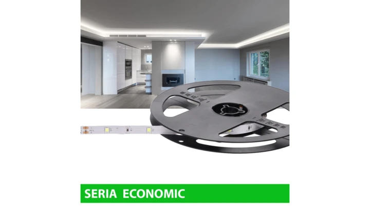 Taśma 12V 5m 150 led 12W biała zimna smd2835 wyc.