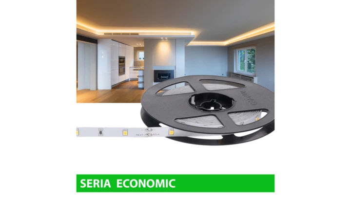 Taśma 12V 5m 150 led 12W biała neutralna smd2835 wyc.