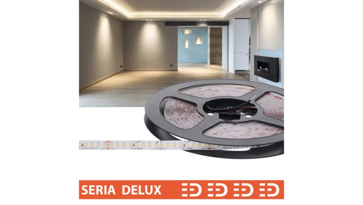 Taśma Delux 24V 160led 4000K PL v1 2550lm SMD4014 (10) 7Y