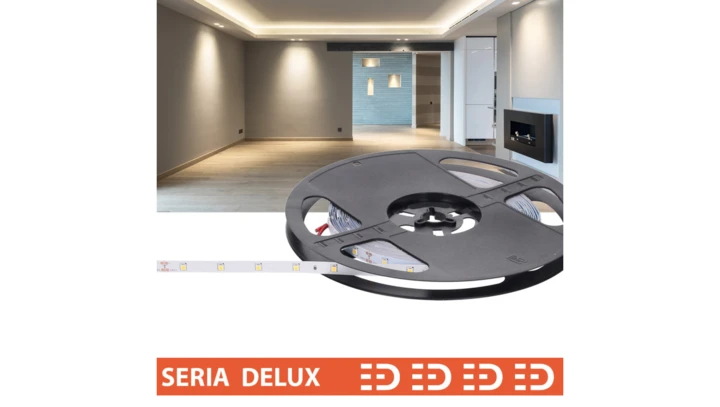 Taśma Delux 24V 48led 2700K 580lm SMD2835 (10)