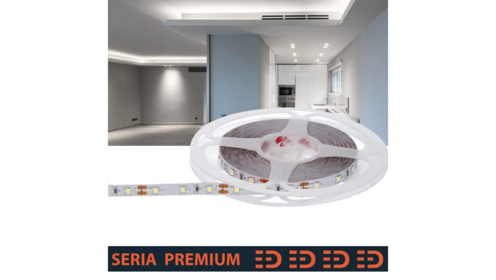 Taśma Premium 12V 60led 5000K 500lm SMD2835 (5) PL3Y