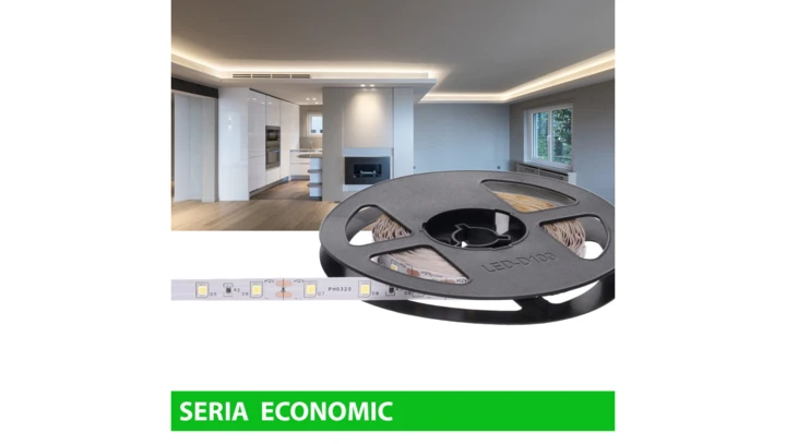 Taśma 12V 40m 2400 led 4,8W biała neutralna smd2835